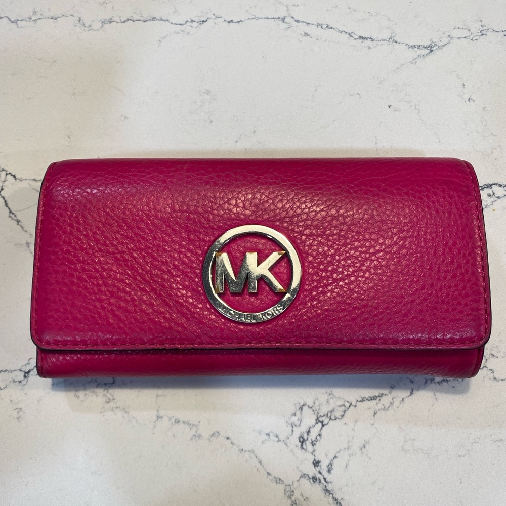 Hot pink Michael Kors Wallet